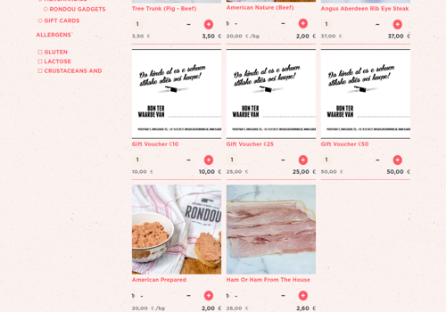 Web Development Package Example: eCommerce website