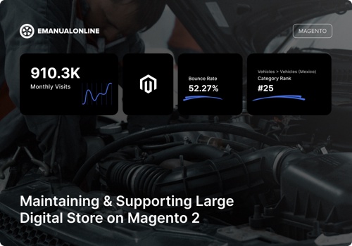 E-Commerce Development Package Example: Magento 2 | Supporting large product catalog store
