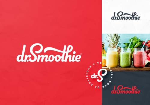 Branding Package Example: Dr. Smoothie Brand Refresh