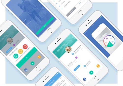 UX/UI Design Package Example: Concierge App