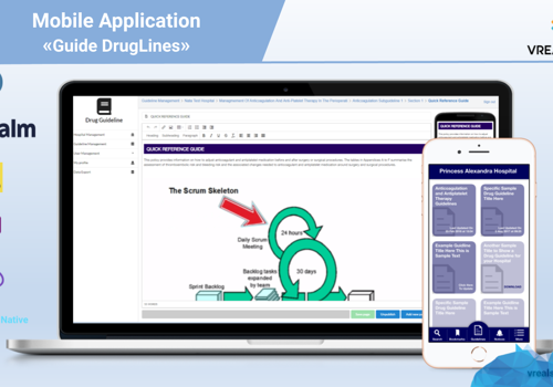 Mobile App Development Package Example: Guide DrugLines - Mobile Application