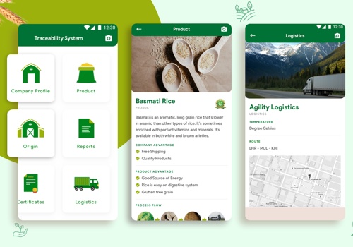 Mobile App Development Package Example: Food Traceability Mobile Application | Metro