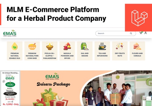 UX/UI Design Package Example: MLM E-Commerce for a Herbal Product Company