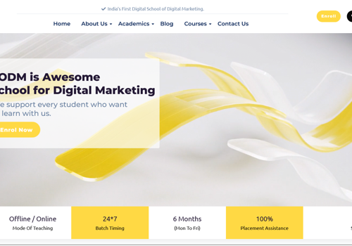 Logo Package Example: Educational website