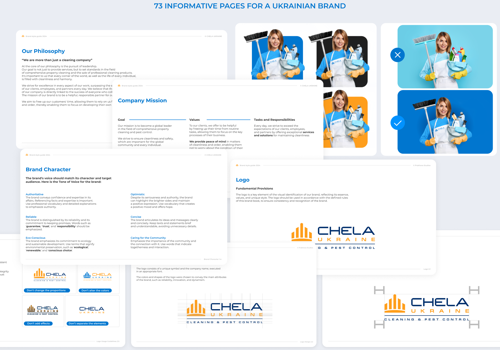 Branding Package Example: The comprehensive rebranding of Chela Ukraine