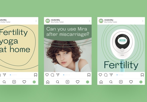 UX/UI Design Package Example: Mira Fertility: Branding, Identity, UI/UX