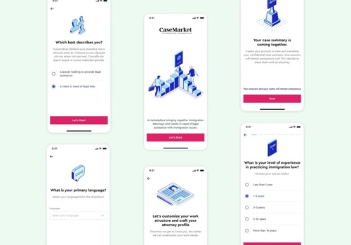 Web Design Package Example: CaseMarket