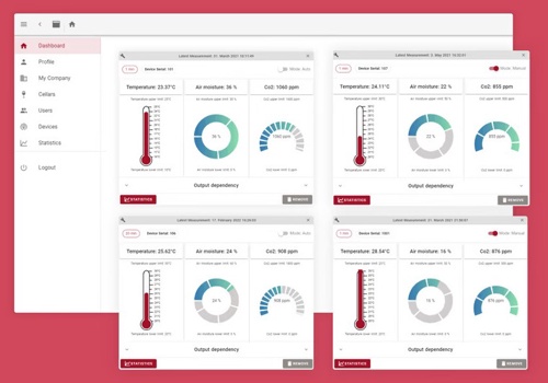 Custom Software Development Package Example: Wineyard - Reliable assistant in the wine cellar