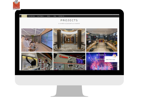 Web Development Package Example: Creative designing company web