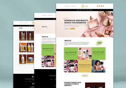 Web Design Package Example: Angola Essential - Ecommerce Store