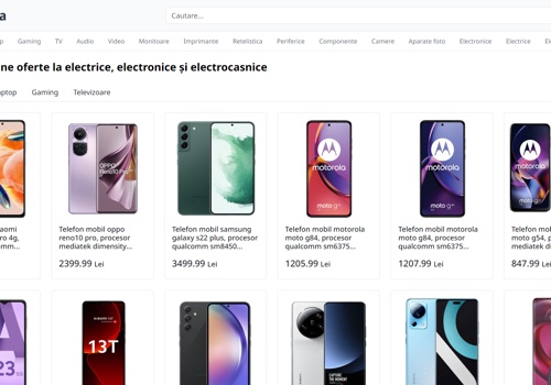 Web Design Package Example: Pixmania