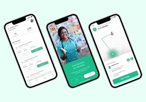 UX/UI Design Package Example: OnDemand Mobile App Development