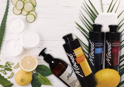 Branding Package Example: Package design for hair products