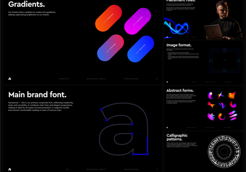 Branding Package Example: Brand Identity & Telegram stickers
