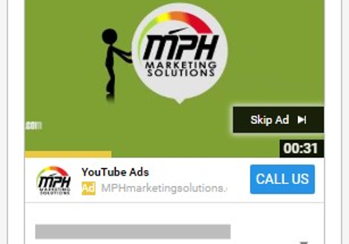 Pay Per Click Package Example: YouTube Ads