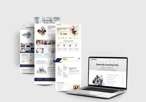 Web Design Package Example: Website Design and Development for Supportonic