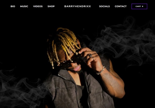 UX/UI Design Package Example: Barry Hendrixx Ecommerce Website Design and Dev