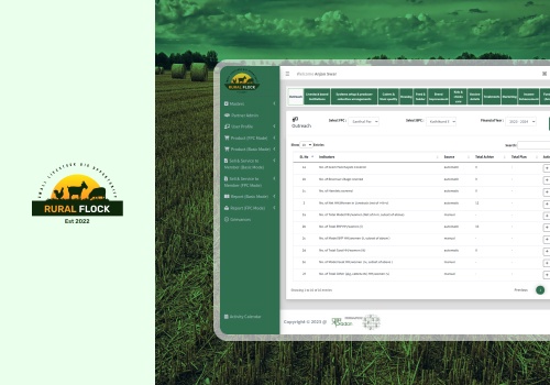 Web Development Package Example: PRADAN