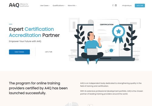 Web Development Package Example: Geeklab Elevates A4Q's Digital Presence