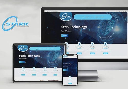 UX/UI Design Package Example: Stark Technology