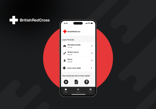Mobile App Development Package Example: British Red Cross - First Aid App