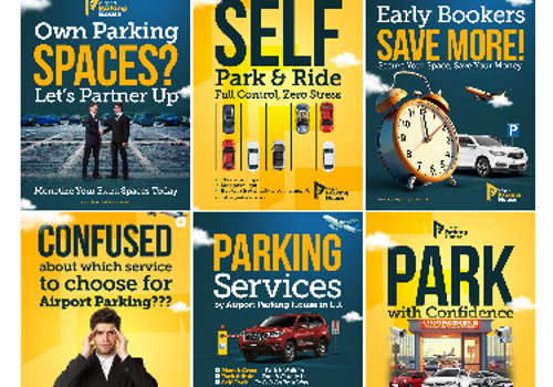 Branding Package Example: Airport Parking House - Parking Services