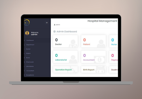 Web Development Package Example: Hospital Management System
