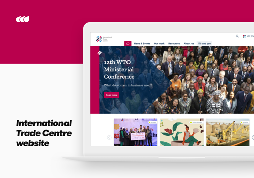 Web Development Package Example: International Trade Centre