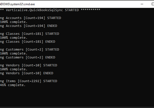 Custom Software Development Package Example: QuickBooks Desktop/ Azure Data Integration Console