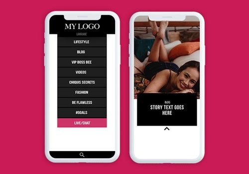 Mobile App Development Package Example: Social Media App