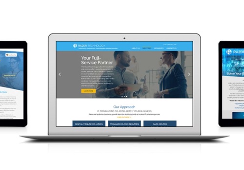 Web Design Package Example: 132% increase in contacts for IT MSP