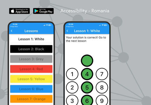 Mobile App Development Package Example: Colors Accessible to All