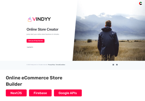 Web Development Package Example: Online eCommerce Store Builder