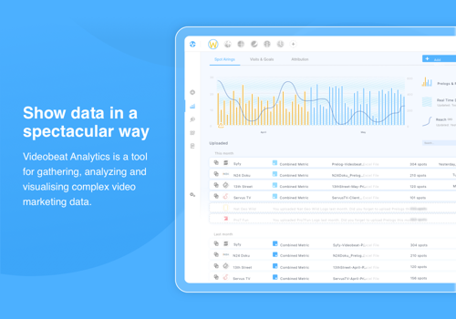 UX/UI Design Package Example: Videobeat