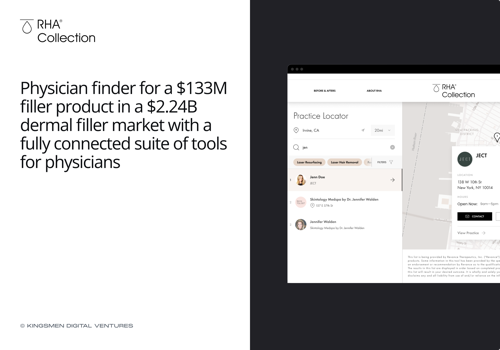 Product Design Package Example: Sales enablement tool for RHA Collection