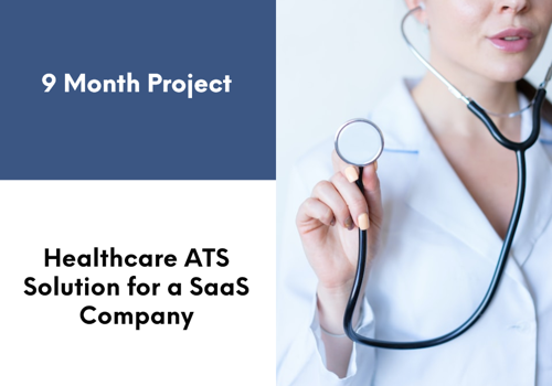 Web Design Package Example: Healthcare ATS Solution for a SaaS Company
