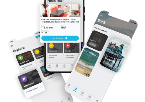 Mobile App Development Package Example: My Getaways Flutter Mobile App