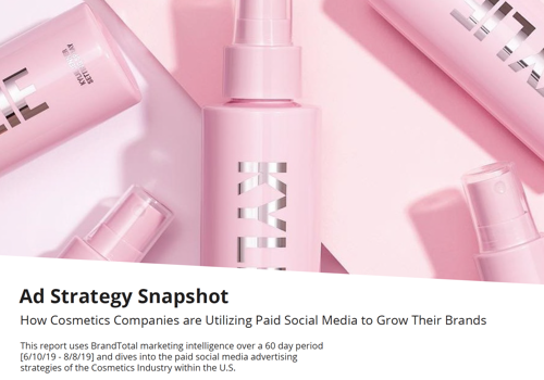 Digital Strategy Package Example: Cosmetics report
