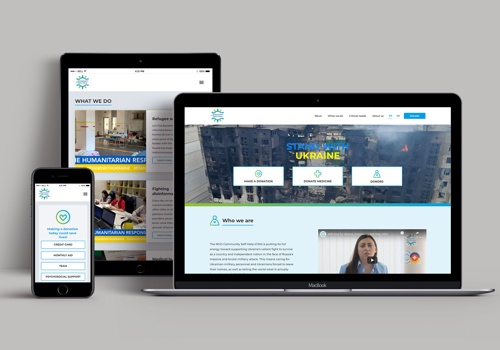 UX/UI Design Package Example: Community Self-Help Website, E-commerce Functions
