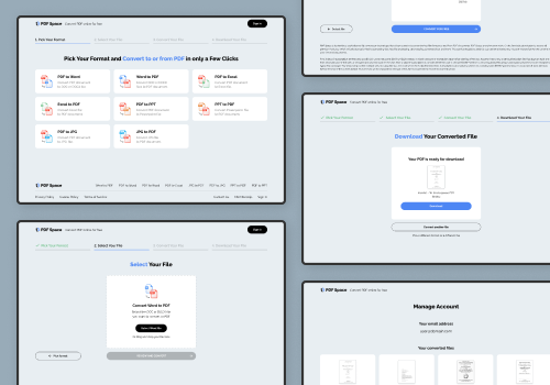 Web Design Package Example: PDF Generator