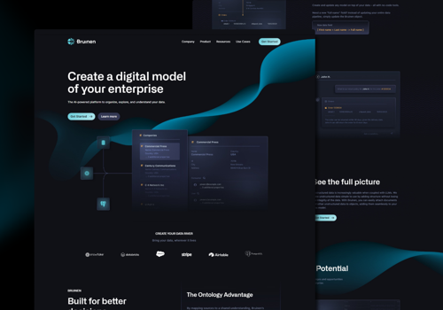 Search Engine Optimization Package Example: Bruinen - SaaS AI platform for data management