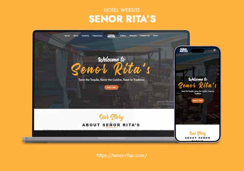 Custom Software Development Package Example: Señor Rita's: Digital Hub for Mexican Cuisine