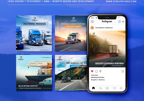 Social Media Marketing Package Example: Featherlite Logistics - Social Media Marketing