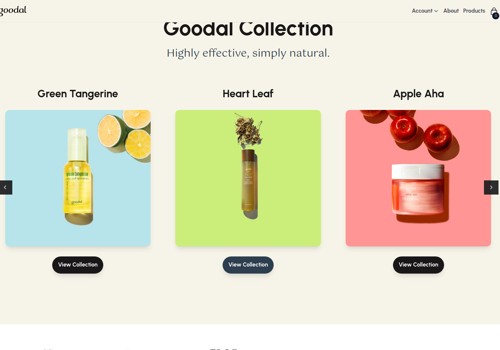 Web Development Package Example: Beauty Ecommerce Website