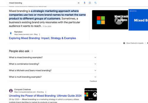 Search Engine Optimization Package Example: SEO for Conquest Creatives