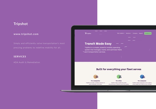 Web Development Package Example: Tripshot