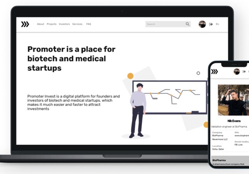 UX/UI Design Package Example: B2B Platform