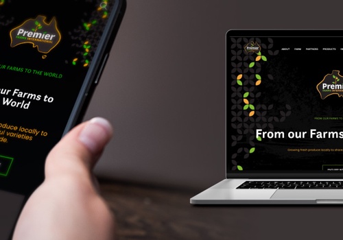 Web Design Package Example: Global Digital Expansion for Premier Farms Int'l