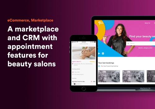 Mobile App Development Package Example: WhatSalon: marketplace and CRM for beauty salons