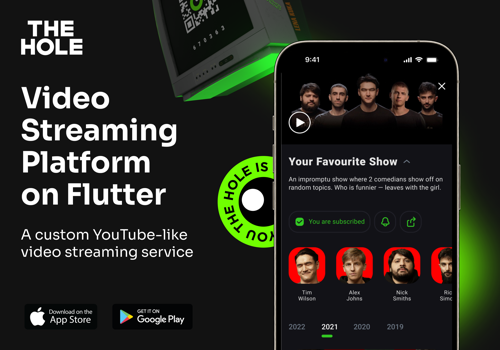 Mobile App Development Package Example: Video Streaming Platform